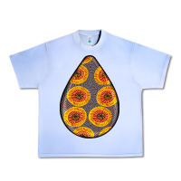 Grape Ice african fabric pattern teardrop earrings 5 Urban Heavy Tee - BundleAndBundleShop