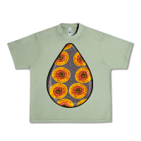 Oil Green african fabric pattern teardrop earrings 5 Urban Heavy Tee - BundleAndBundleShop