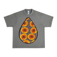 Tornado african fabric pattern teardrop earrings 5 Urban Heavy Tee - BundleAndBundleShop