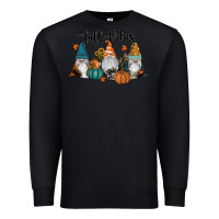 Black Fall Vibes Gnomes Premium Sweatshirt - RanaPortraitStore