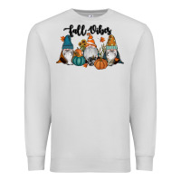 Dove Grey Fall Vibes Gnomes Premium Sweatshirt - RanaPortraitStore