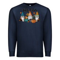 Navy Fall Vibes Gnomes Premium Sweatshirt - RanaPortraitStore