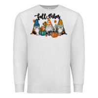 Oatmeal Heather Fall Vibes Gnomes Premium Sweatshirt - RanaPortraitStore
