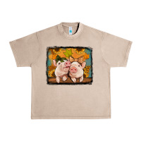 French Oak fall pigs Urban Heavy Tee - Jasminsmagicworld