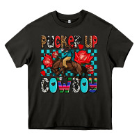 Asphalt pucker up cowboy olivia Heavy Core Tee - OliviaCreatesArt