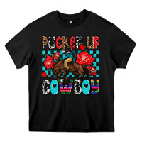 Black pucker up cowboy olivia Heavy Core Tee - OliviaCreatesArt