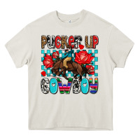 Cream pucker up cowboy olivia Heavy Core Tee - OliviaCreatesArt