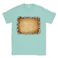 Seafoam Buralp and Leopard Classic Tee - CowCowDesign
