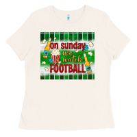 Bone on sunday we watch football tumbler Ladies Tee - BundleAndBundleShop
