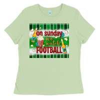 Matcha on sunday we watch football tumbler Ladies Tee - BundleAndBundleShop
