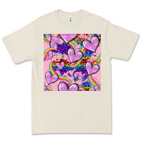 Bone pride heart seamless pattern Premium Tee - FaDigitalArtStudio