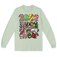 Matcha 2023 Happy New Year Long Sleeve Tee - CowhideDigitalArt