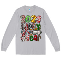 Moon Dust 2023 Happy New Year Long Sleeve Tee - CowhideDigitalArt