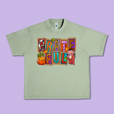 Grateful Thanksgiving Urban Heavy Tee Designed By Fadigitalartstudio