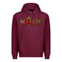 Burgundy madre floral aztec leopard Premium Hoodie - Jasminsmagicworld