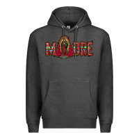 Charcoal Heather madre floral aztec leopard Premium Hoodie - Jasminsmagicworld