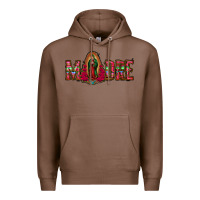 Chestnut madre floral aztec leopard Premium Hoodie - Jasminsmagicworld