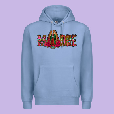 Madre Floral Aztec Leopard Premium Hoodie Designed By Jasminsmagicworld