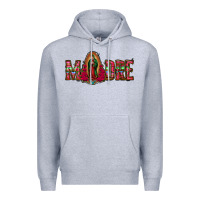 Heather Grey madre floral aztec leopard Premium Hoodie - Jasminsmagicworld