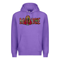 Purple madre floral aztec leopard Premium Hoodie - Jasminsmagicworld