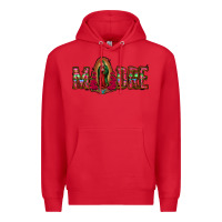 Red madre floral aztec leopard Premium Hoodie - Jasminsmagicworld
