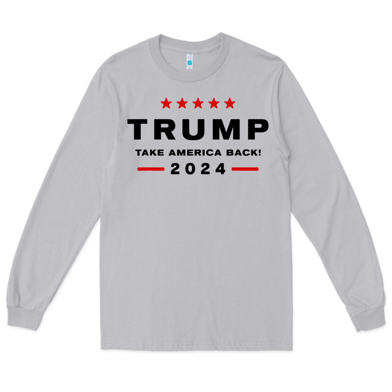 Donald Trump 2024 Take America Back Long Sleeve Tee by baoMotion | Teevron