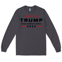 Smoke donald trump 2024 take america back Long Sleeve Tee - baoMotion