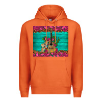 Carrot mexican guitar roses cactus sombrero Premium Hoodie - Artiststas