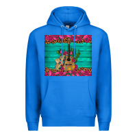 True Royal mexican guitar roses cactus sombrero Premium Hoodie - Artiststas