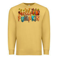 Antique Gold Hello pumpkin Premium Sweatshirt - RanaPortraitStore