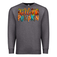 Charcoal Heather Hello pumpkin Premium Sweatshirt - RanaPortraitStore