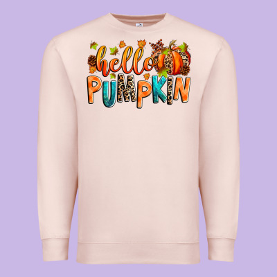 Hello Pumpkin Premium Sweatshirt Designed By Ranaportraitstore