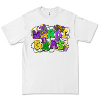 White mardi gras Premium Tee - FaDigitalArtStudio