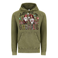 Vintage Olive Chillin With My Gnomies Vintage Hoodie - CowhideDigitalArt