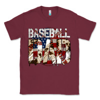 Burgundy baseball dad Classic Tee - Jasminsmagicworld