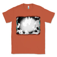 Copper Cowhide Background with Bleach Serape Frame Classic Tee - CowCowDesign