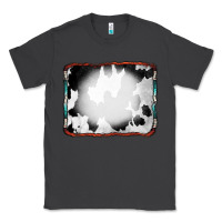 Smoke Cowhide Background with Bleach Serape Frame Classic Tee - CowCowDesign
