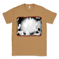 Toasted Coconut Cowhide Background with Bleach Serape Frame Classic Tee - CowCowDesign