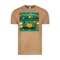 Vintage Camel autumn seamless pattern Vintage Tee - BundleAndBundleShop