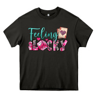 Asphalt feeling lucky Heavy Core Tee - OliviaCreatesArt