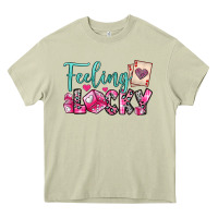 Mossy feeling lucky Heavy Core Tee - OliviaCreatesArt