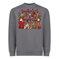 Storm somebody's loud mouth baseball mama Heavyweight Sweatshirt - Jasminsmagicworld
