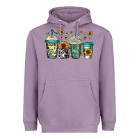 Lavender sunflowers coffee cups Heavyweight Hoodie - Jasminsmagicworld