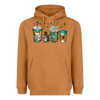 Meerkat sunflowers coffee cups Heavyweight Hoodie - Jasminsmagicworld