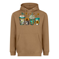 Toasted Coconut sunflowers coffee cups Heavyweight Hoodie - Jasminsmagicworld