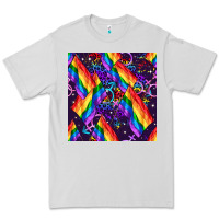 Dove Grey lgbt flag seamless pattern Premium Tee - FaDigitalArtStudio