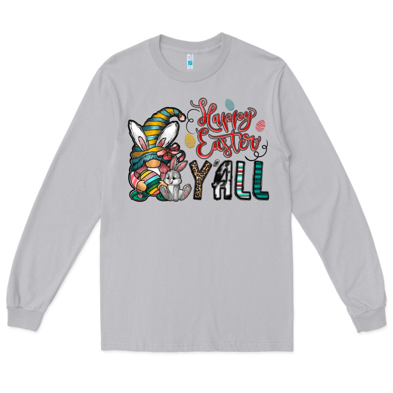Happy Easter Y All Long Sleeve Tee by CowhideDigitalArt | Teevron