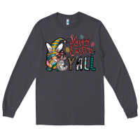 Smoke happy easter y all Long Sleeve Tee - CowhideDigitalArt
