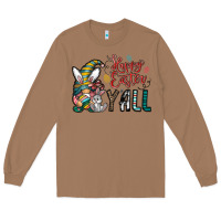 Toasted Coconut happy easter y all Long Sleeve Tee - CowhideDigitalArt