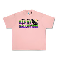 Salmon happy halloween Urban Heavy Tee - BundleAndBundleShop